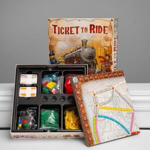 Ticket to Ride Board Game Days of Wonder Strategy Train Adventure Board Game